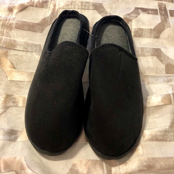 Men’s slippers with rubber sole bottom - Picture 3 of 5